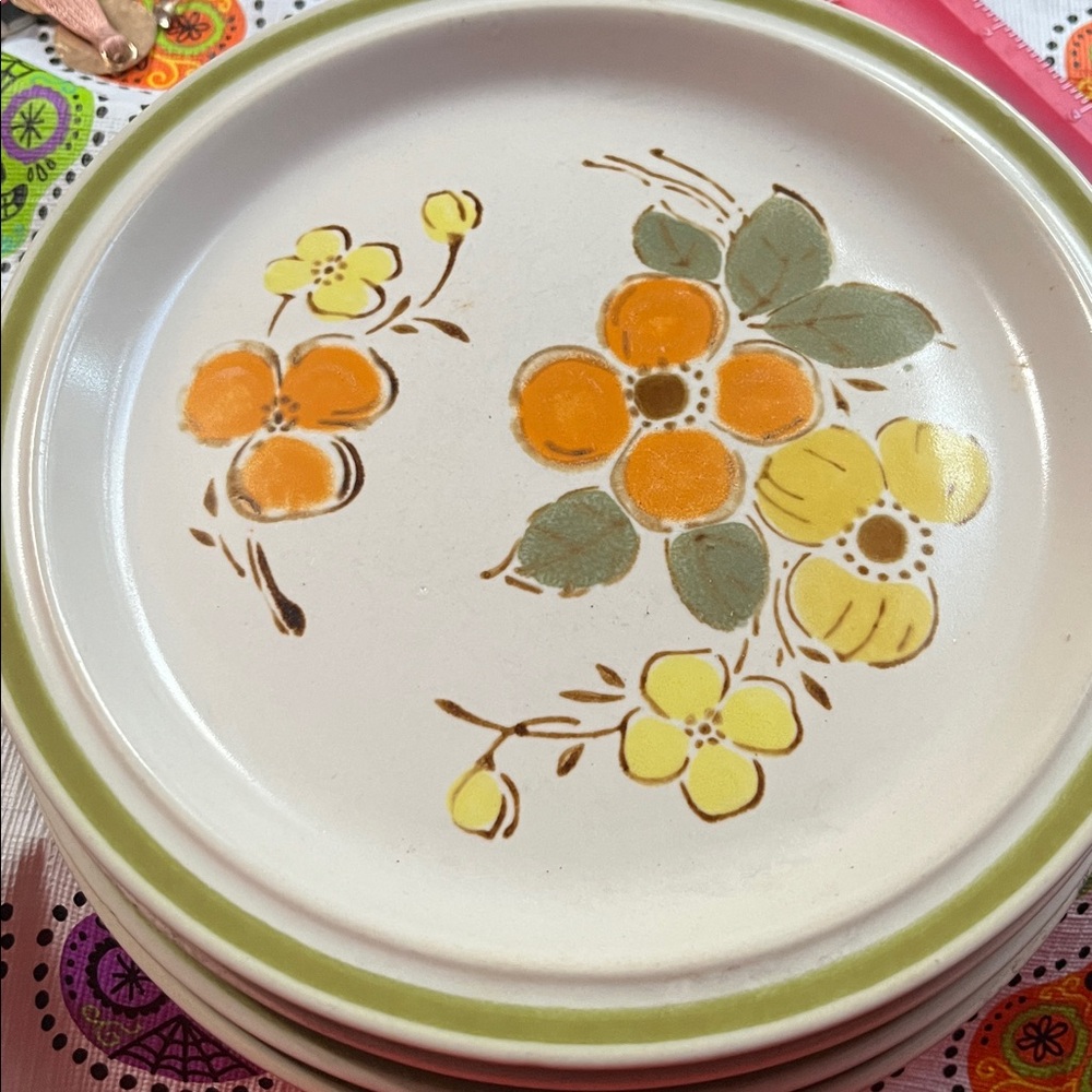 Harvest Collection Salad Plate - Mountain Flowers